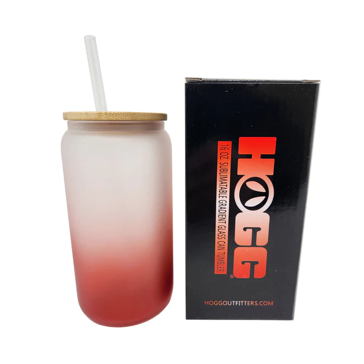 15oz Glass Sublimation Tumbler - Thank God