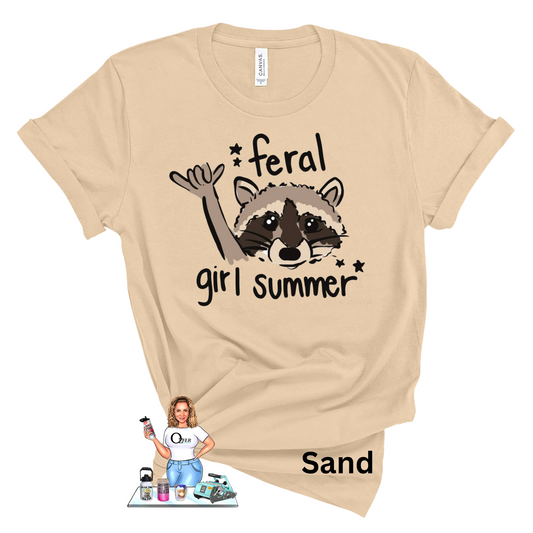 Tees and Crews - Feral Girl Summer