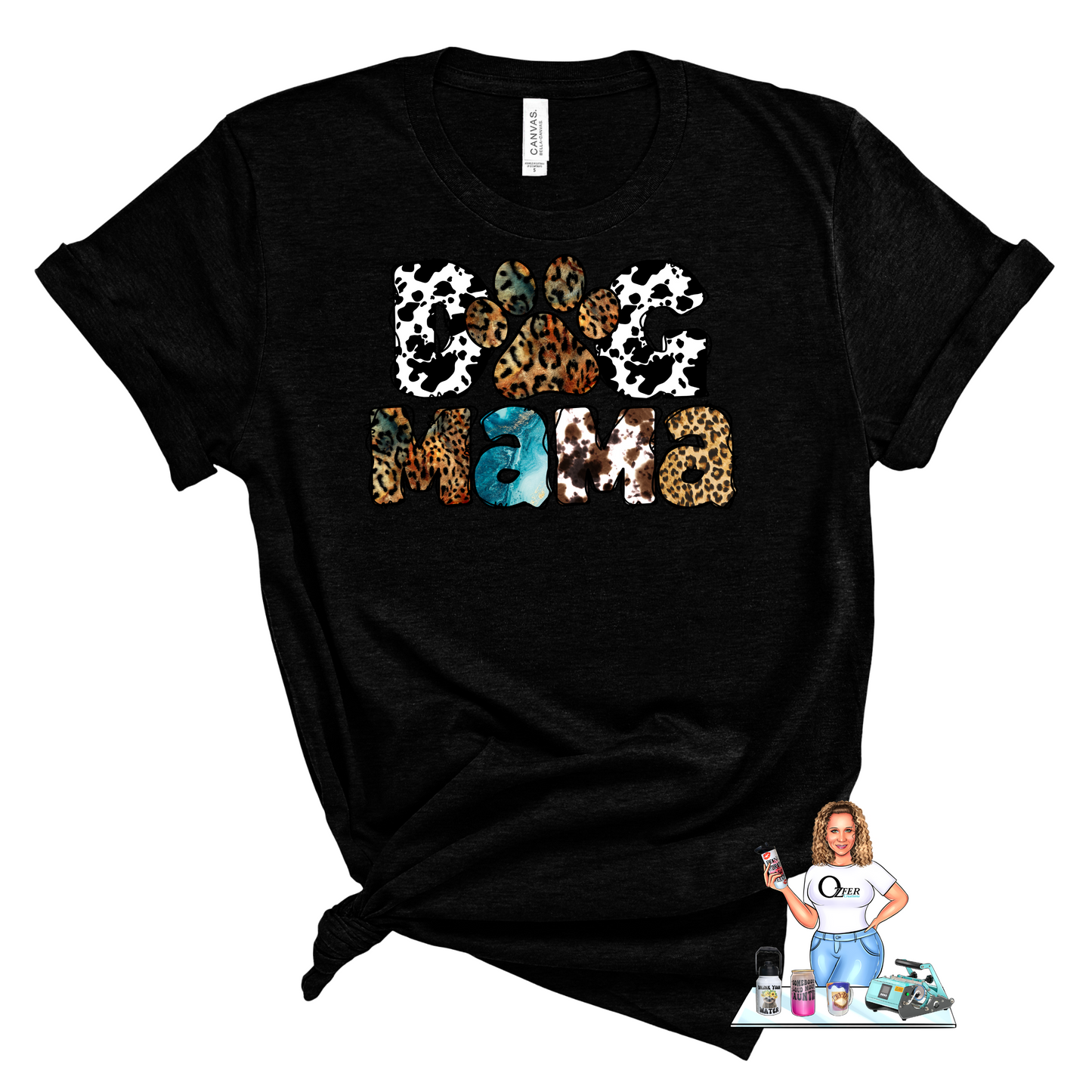 Tees and Crews - Dog Mama 1