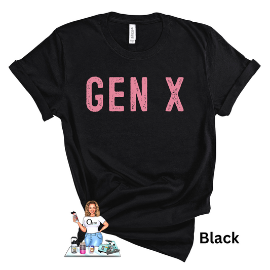 Generation X Collection - Pink Gen X logo