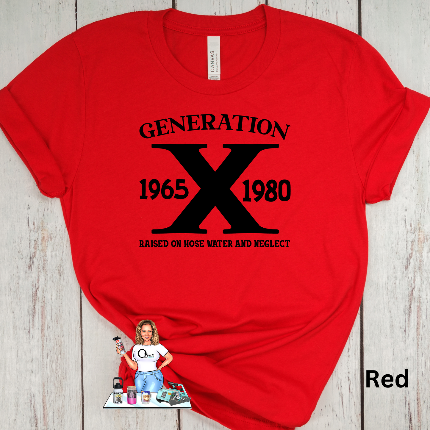 Generation X Collection - Black Gen X Logo