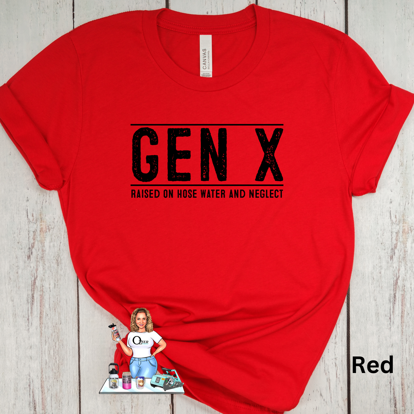 Generation X Collection - Black Gen X logo 2