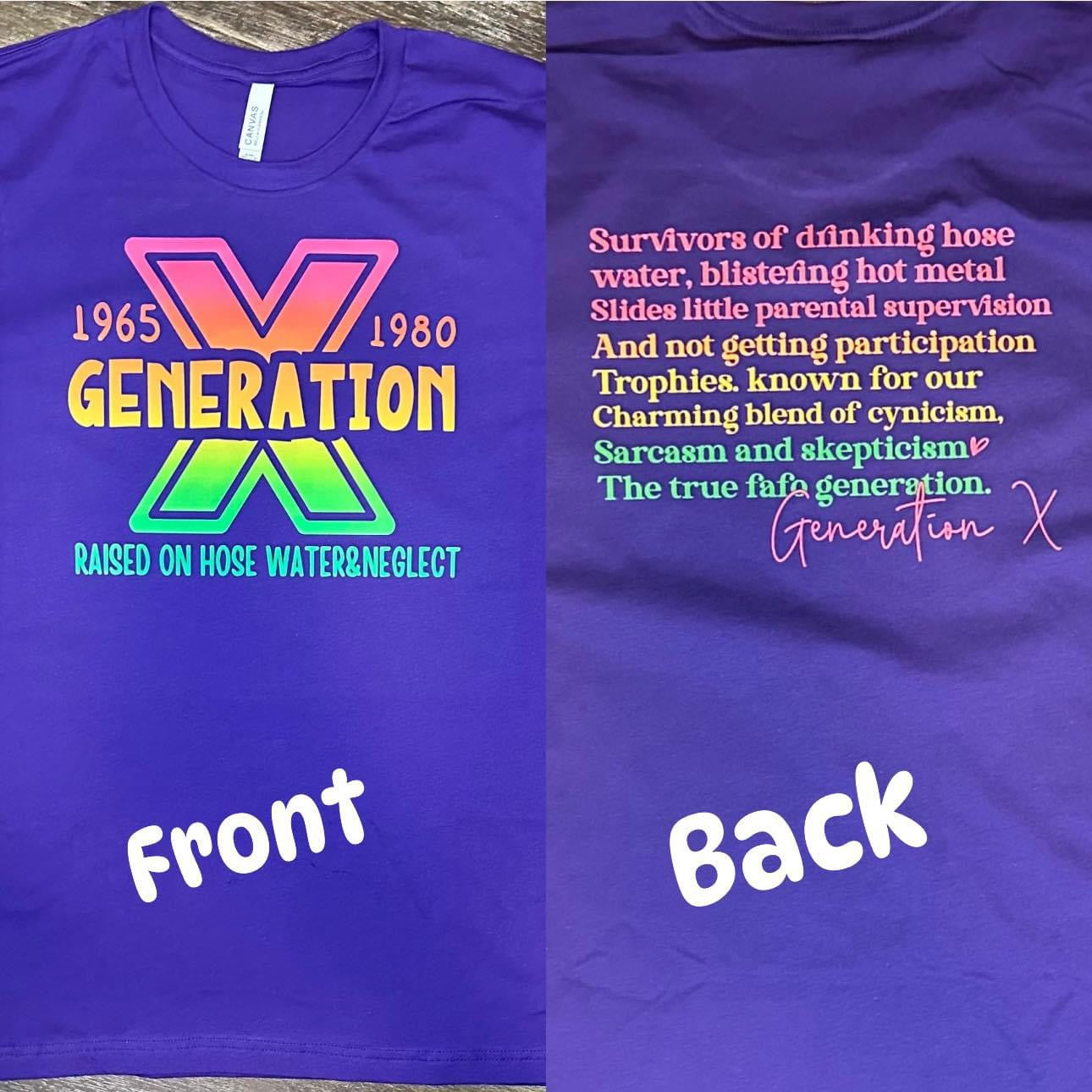 Generation X Collection - Neon 2 sides