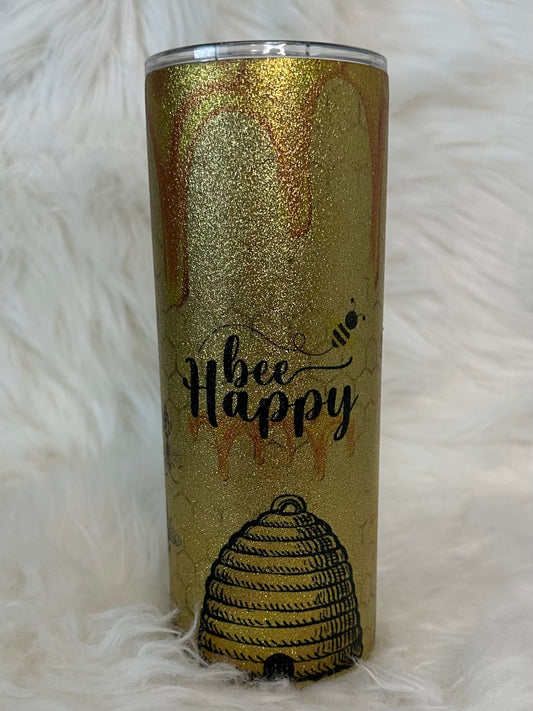 Sublimation Tumbler - Bee Happy