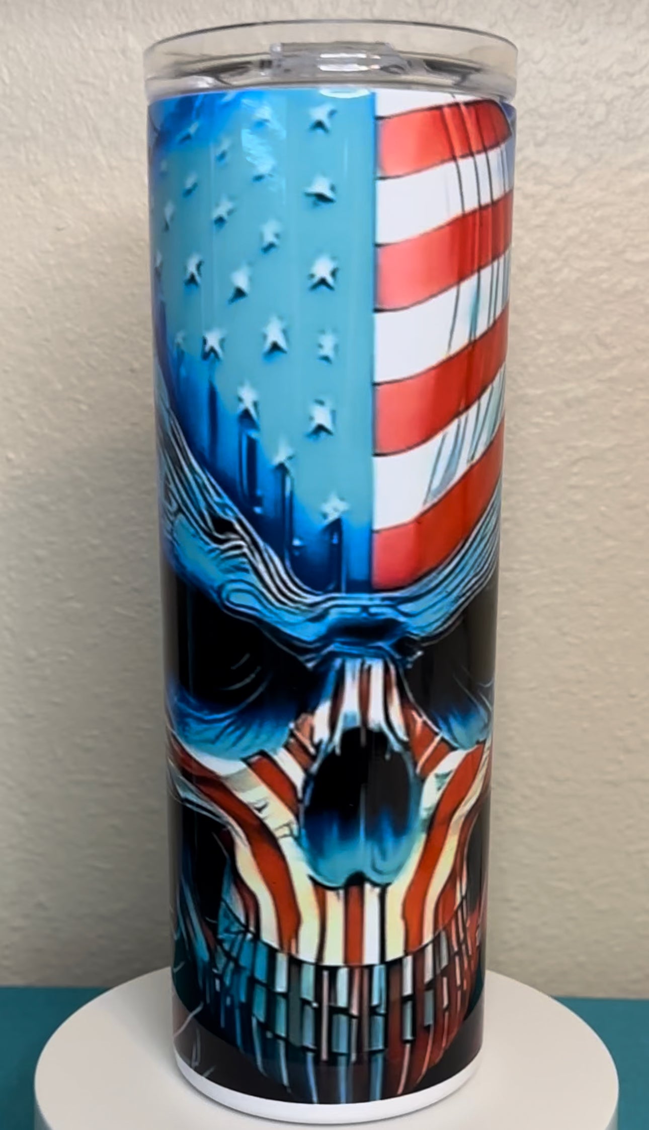 Sublimation Tumbler - American Skull