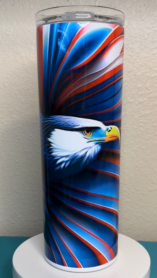 Sublimation Tumbler - American Eagle