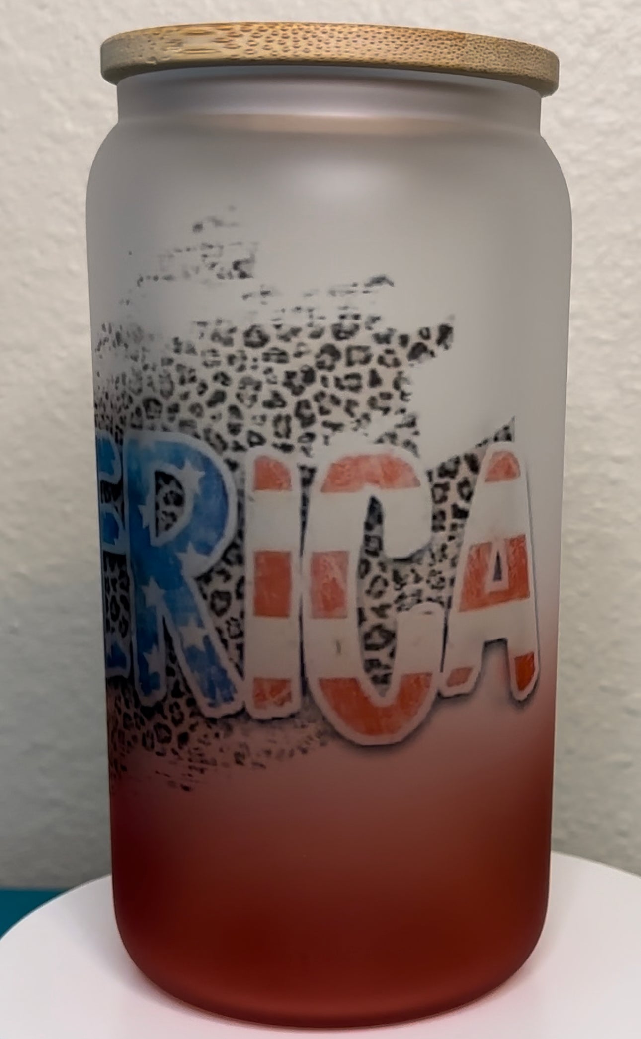 15oz Glass Sublimation Tumbler - Merica