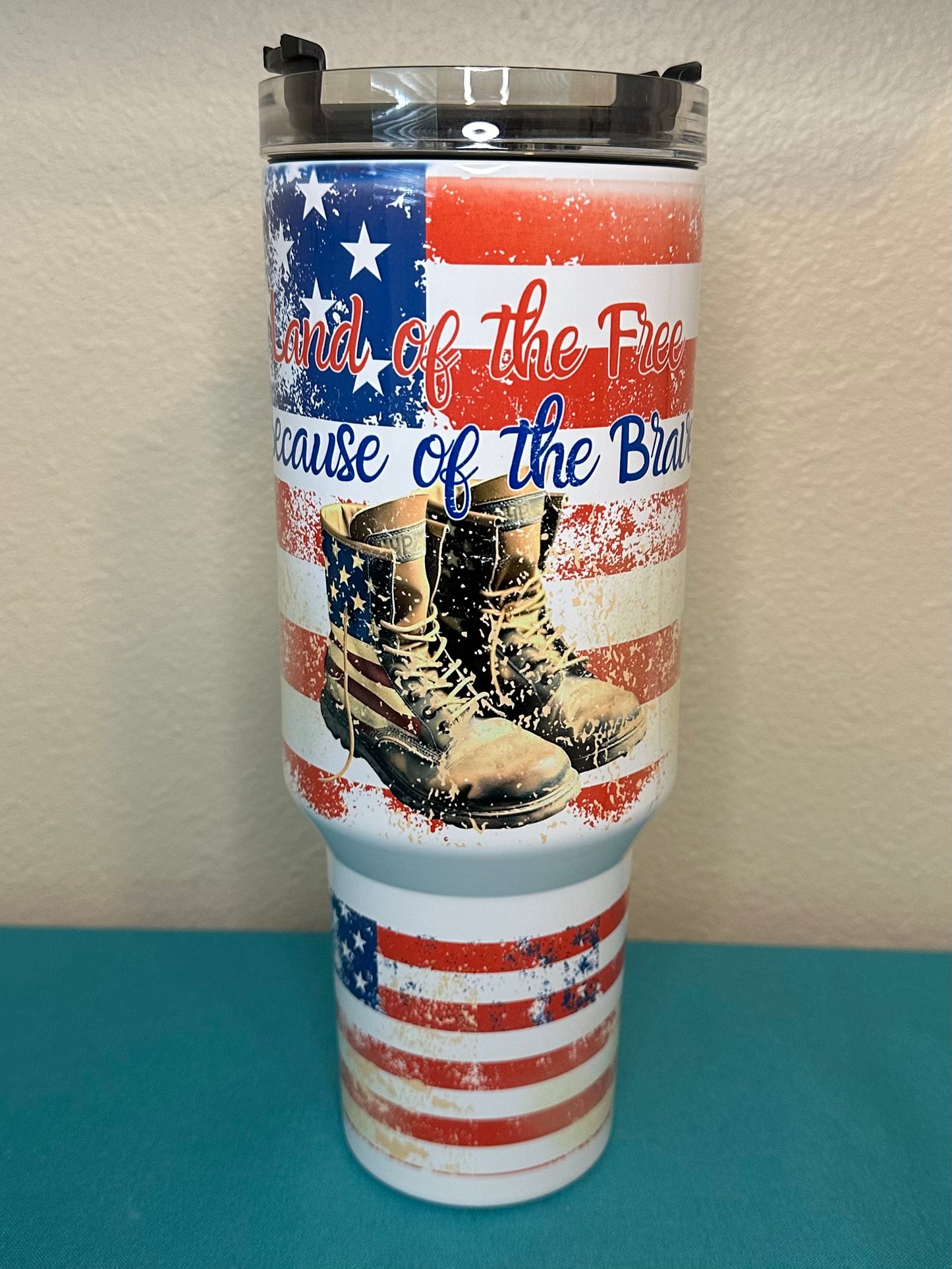 40oz Sublimation Tumbler - Land of The Free