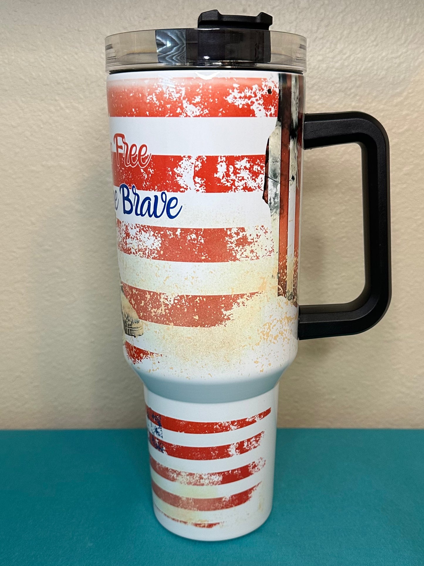 40oz Sublimation Tumbler - Land of The Free