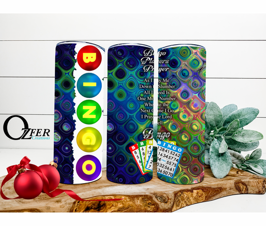 Sublimation Tumbler - BINGO 8