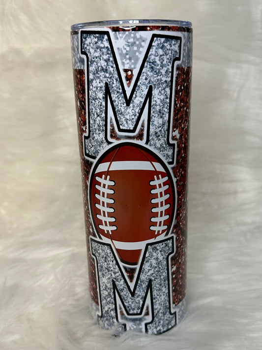 Sublimation Tumbler - Football Mom