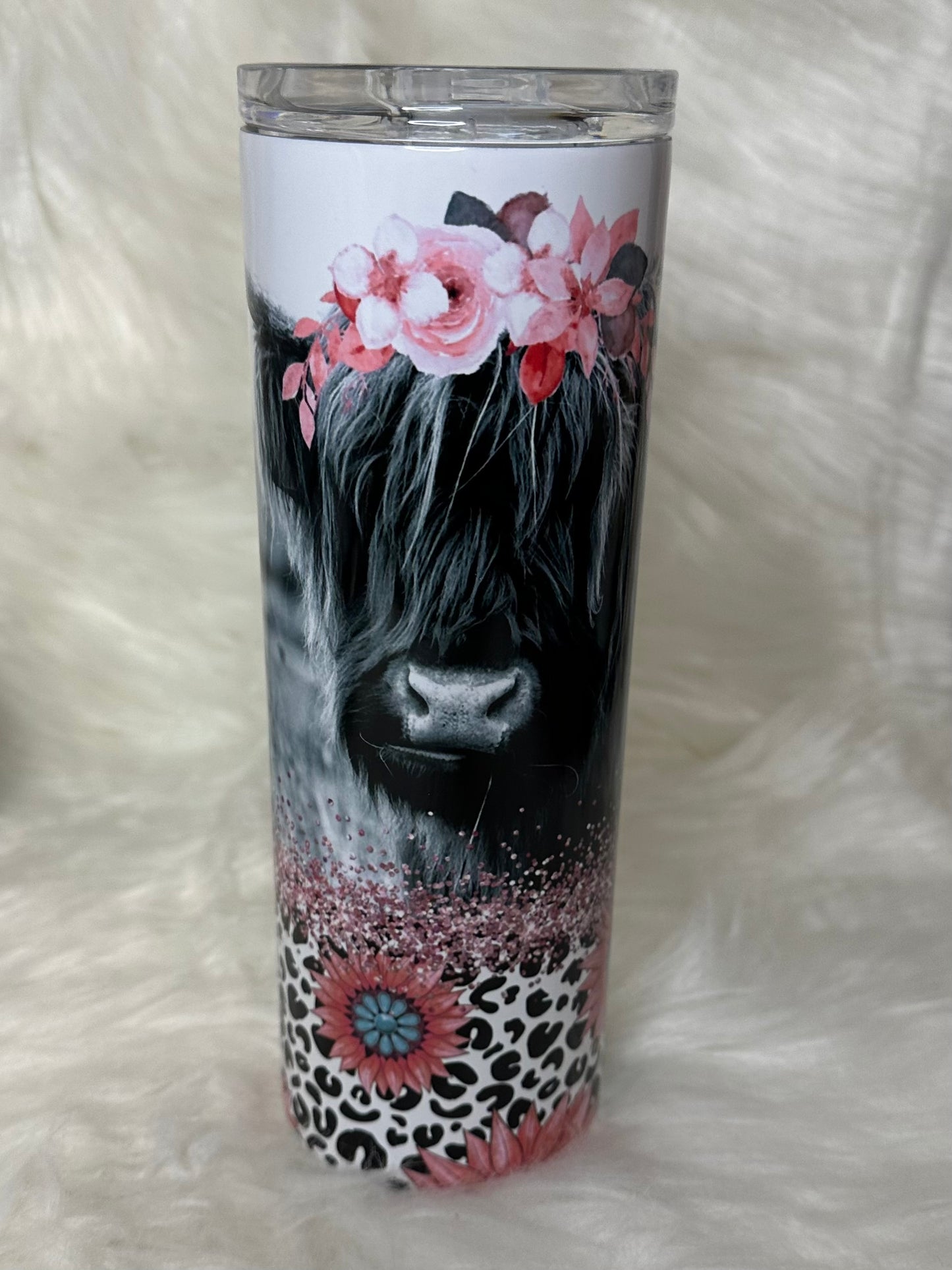 Sublimation Tumbler - Highland Cow