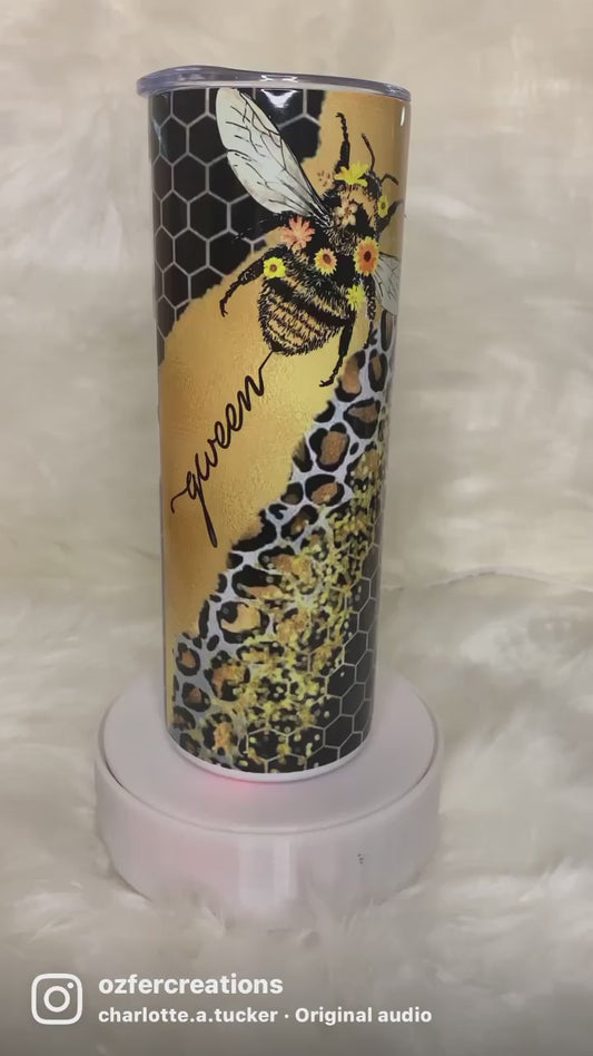 Sublimation Tumbler - Queen Bee