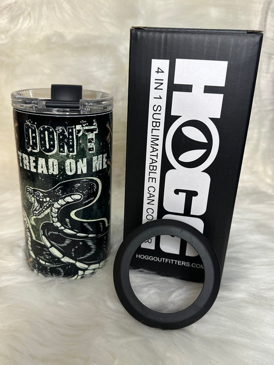4 in 1 Sublimation Can Cooler - Don’t Tread on Me