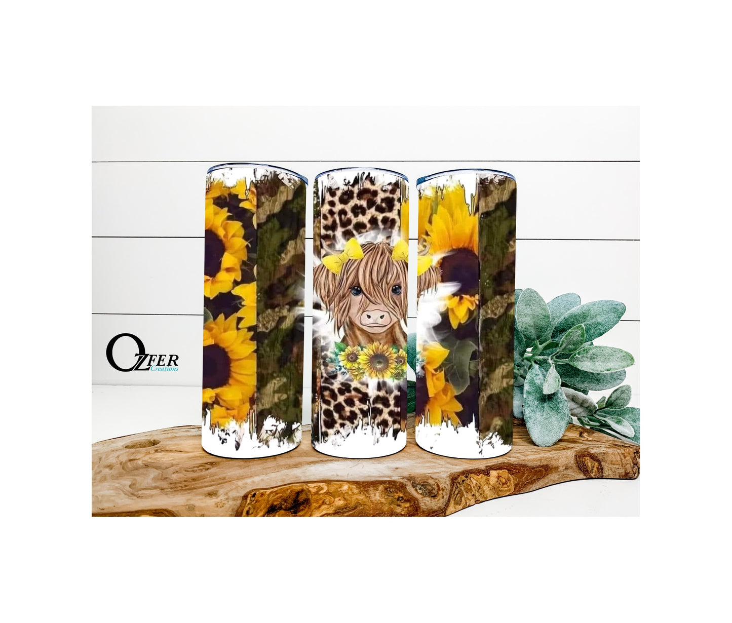 Sublimation Tumbler - Cow