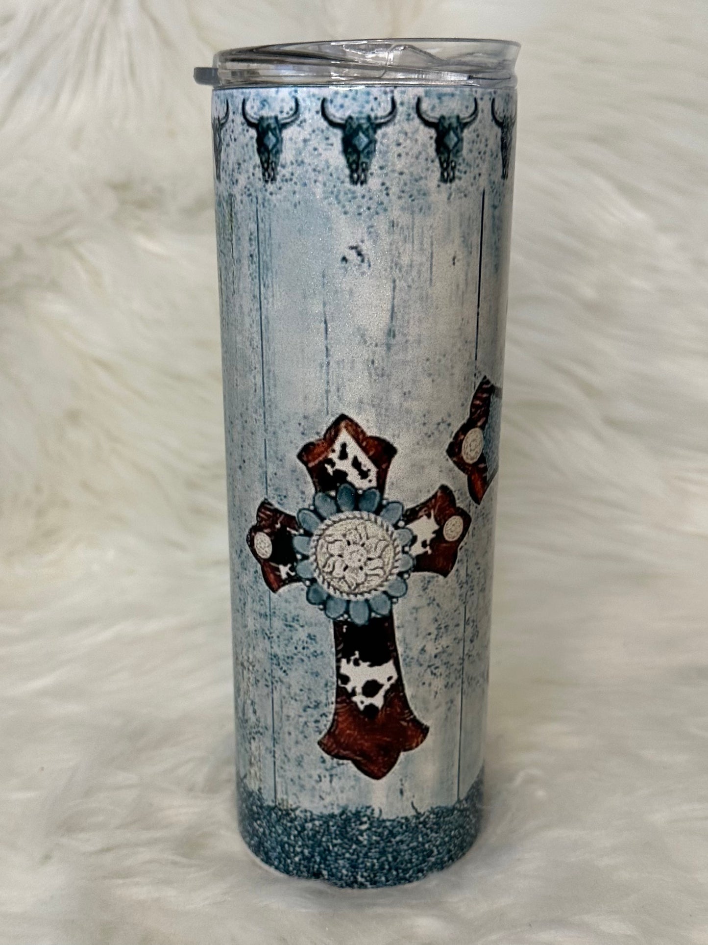 Sublimation Tumbler - Country Cross