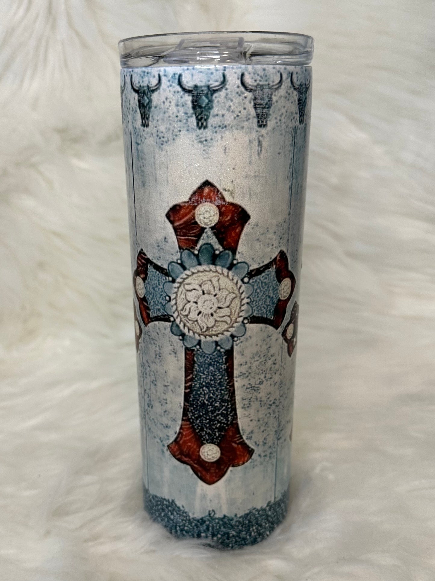 Sublimation Tumbler - Country Cross