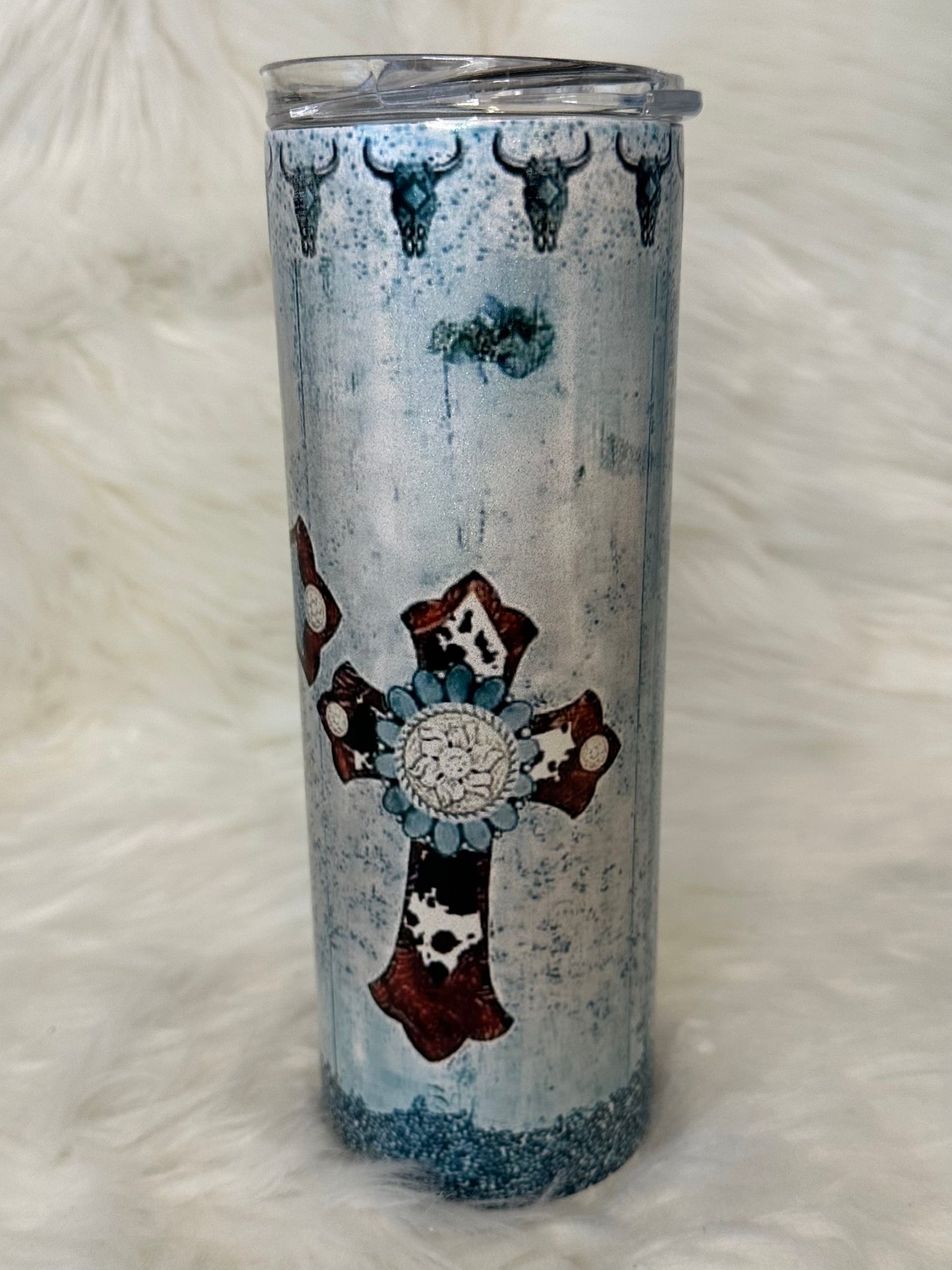 Sublimation Tumbler - Country Cross