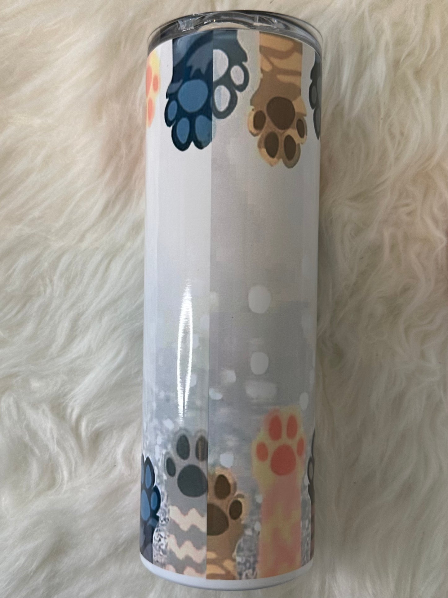 Sublimation Tumbler - Cats Make Me Happy