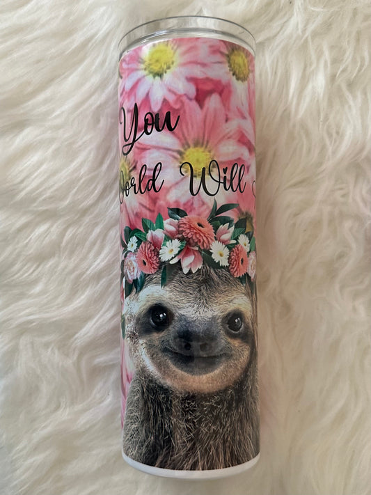 Sublimation Tumbler - Sloth