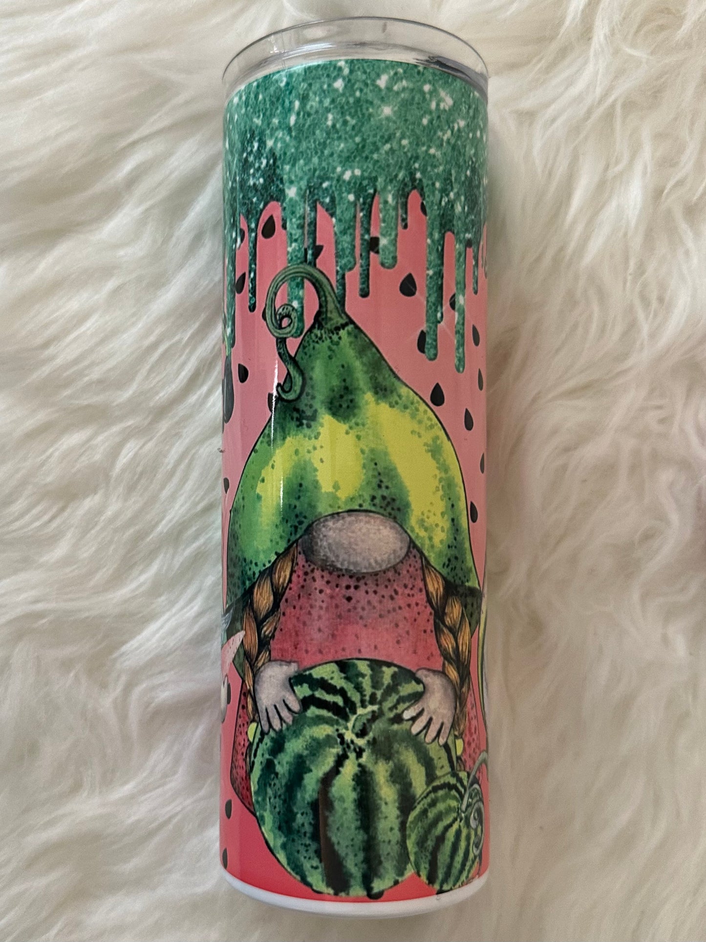 Sublimation Tumbler - Watermelon Gnome