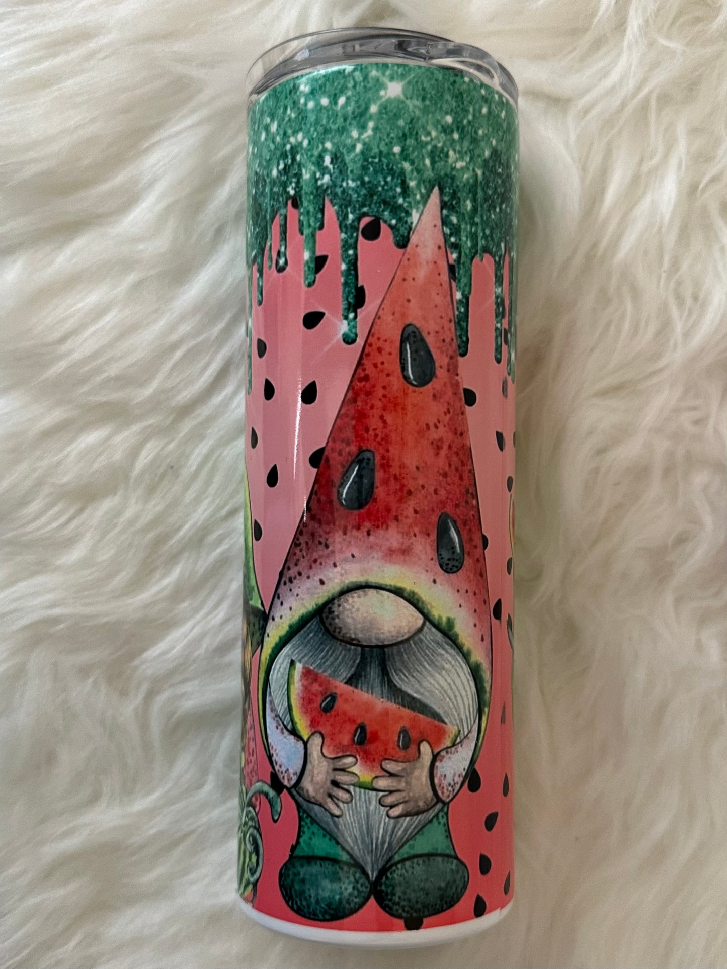 Sublimation Tumbler - Watermelon Gnome