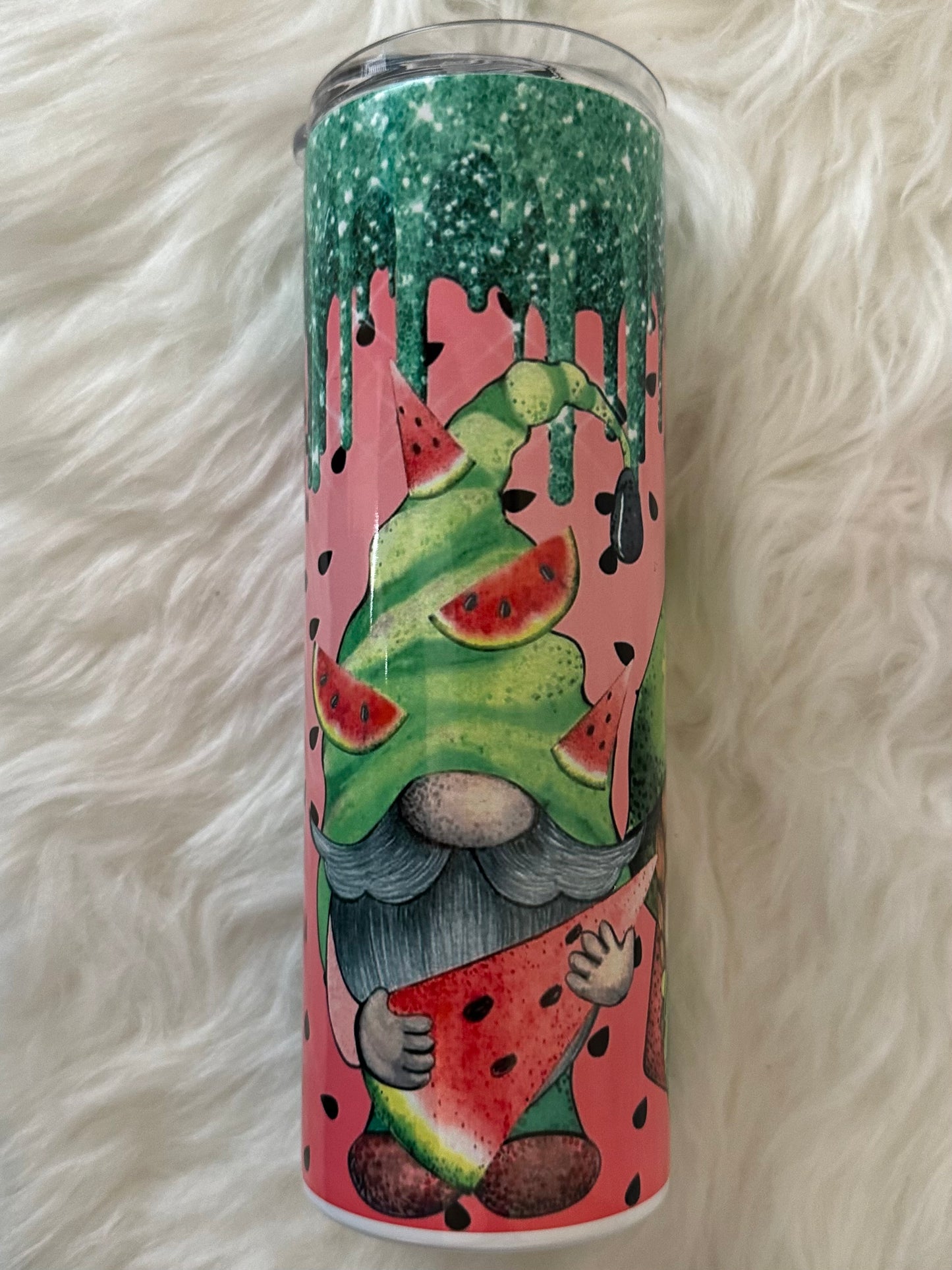 Sublimation Tumbler - Watermelon Gnome